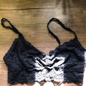 Black Lace Bralette size xs
